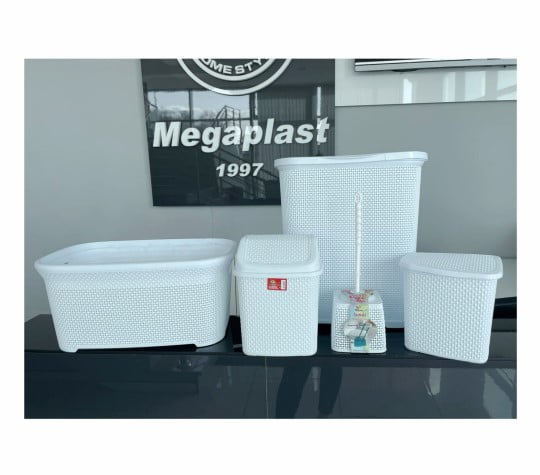 164017 SET ZA KUPATILO WHITE 5/1 MEP - Slika 1