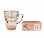 KRIGLA STAKLO 6/1 PINK BOSTON GL9095GCO