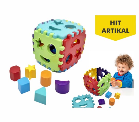 661447 IGRAČKA KOCKA EDUKATIVNA 302 KIL - Slika 1