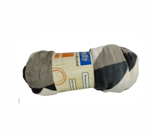 827654 DEKA FLIS 130X200CM DF-1320-BW - Slika 1